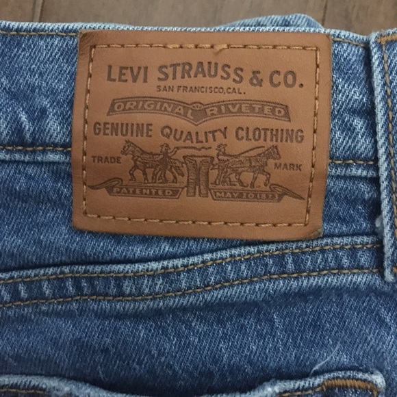 Levi’s wedgie blue jeans size 27 - Picture 2 of 6